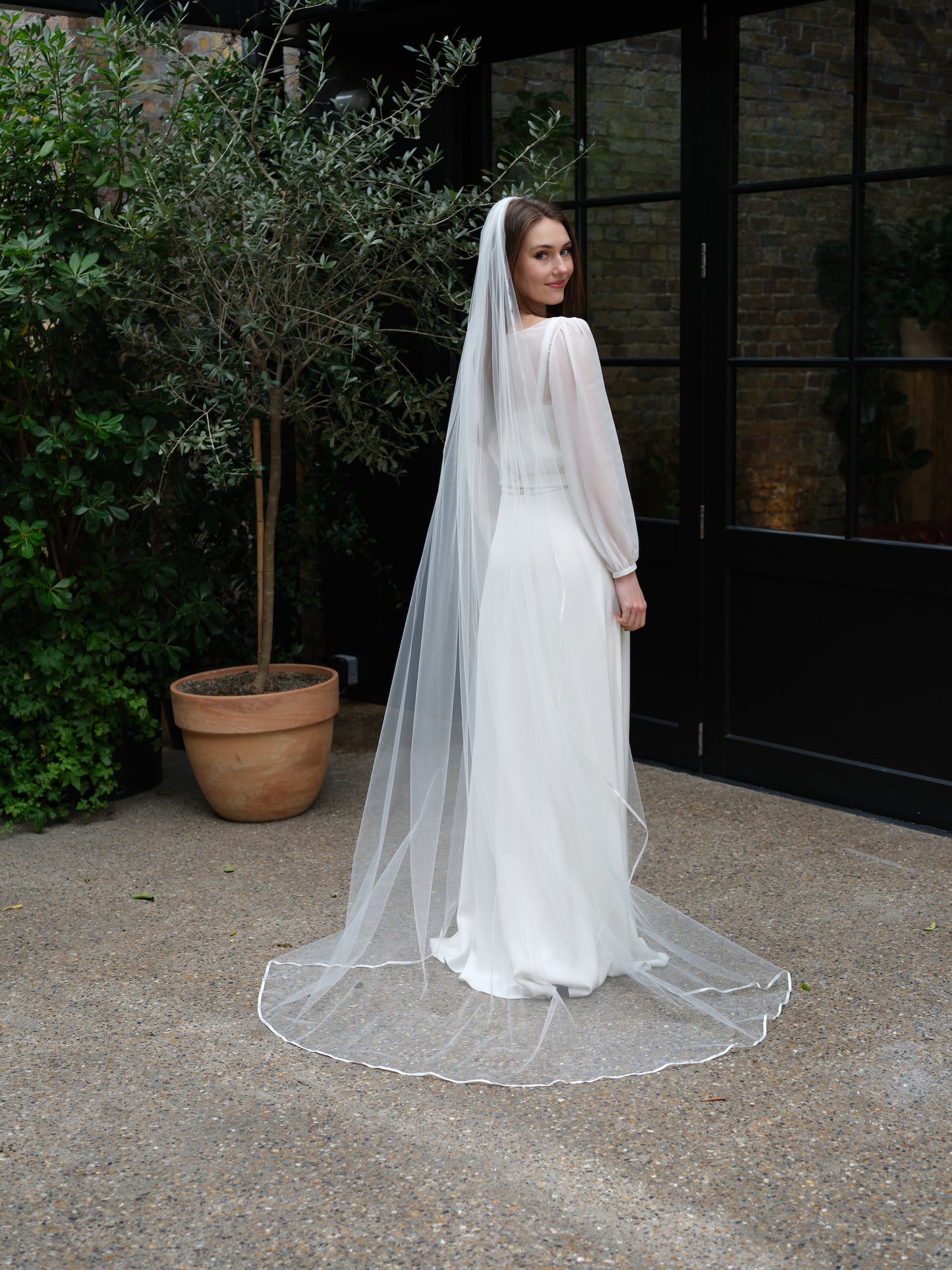 Ferne Floor Length Wedding Veil